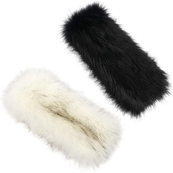 Women\'s Faux Fur Headband with Stretch Winter Ear warmer Earmuff main image 2